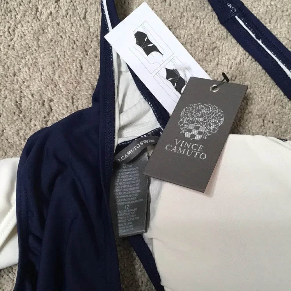 Vince Camuto one shoulder swimsuit